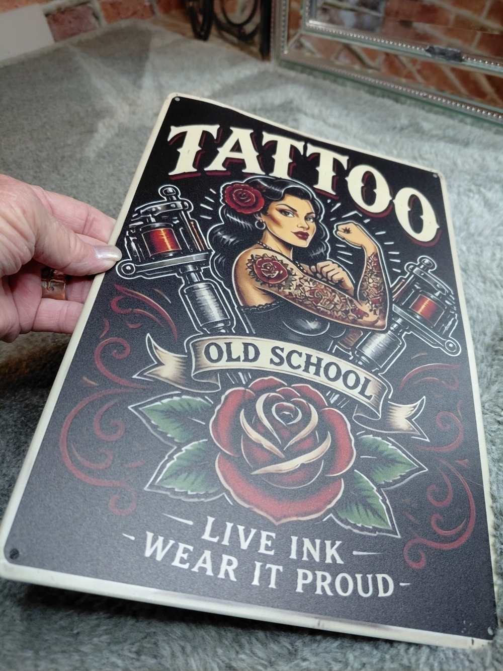 Tin TATTOO SIGN